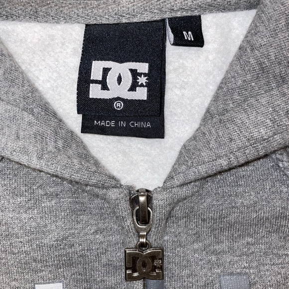 DC Grey Hoodie - Size Medium - Picture 8 of 8